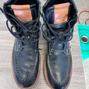 Allen Edmonds Black and Brown Men's Leather Boots
